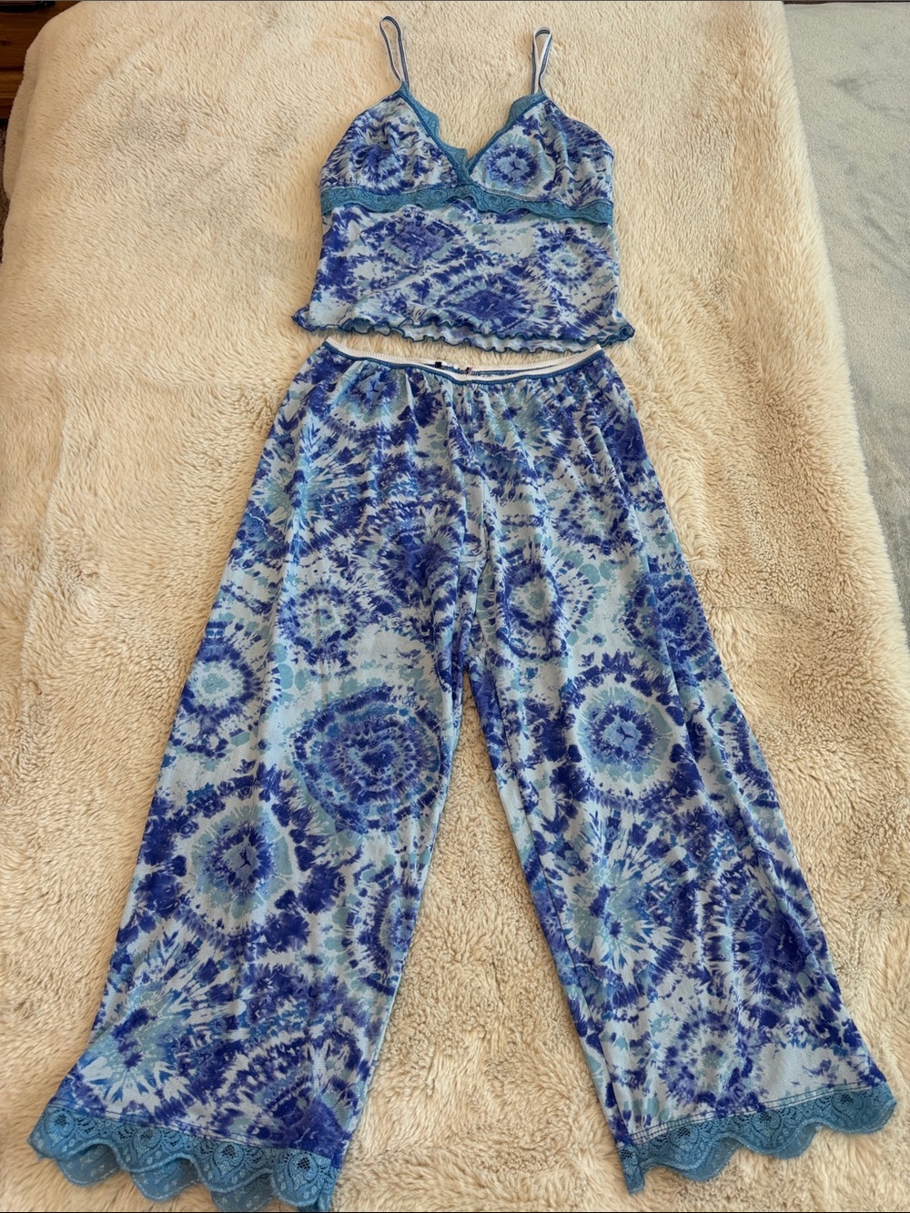 Women's Pajamas Tie Die Size S/M